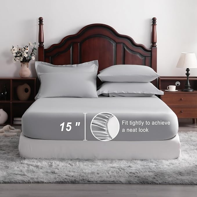 NTBAY Queen Comforter Set with Sheets, 7 Pieces Soft and Breathable Queen - Image 3