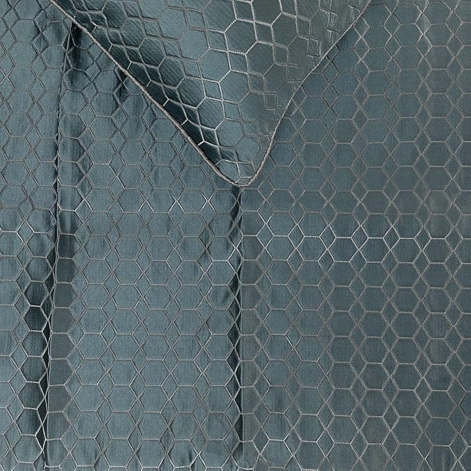 The HomeCentric King Queen Twin Blue Designer Queen 74"x18" Bed Runner - Image 4