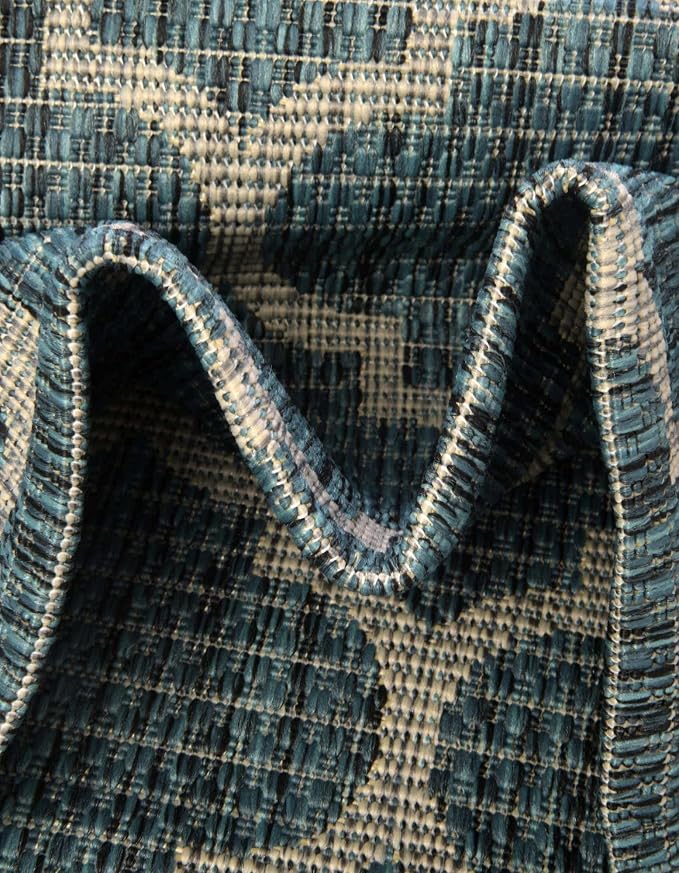 Unique Loom Outdoor Trellis Collection Area Rug - Image 6