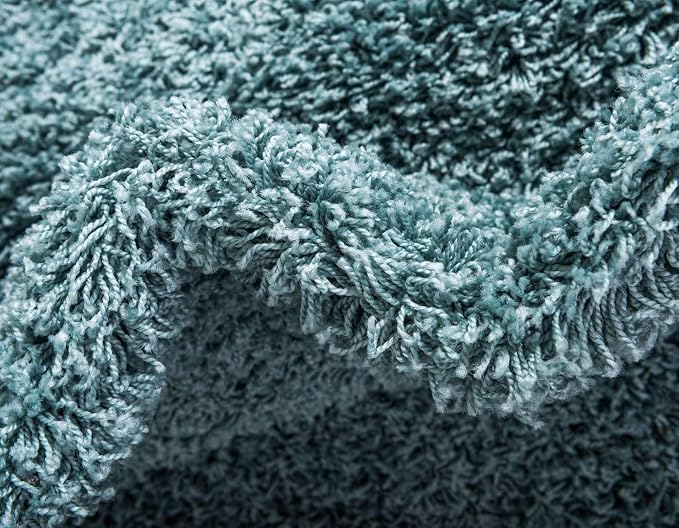 Unique Loom Solid Shag Collection Area Rug - Image 8