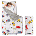 Viviland Toddler Kid Nap Mat for Preschool, Boys Car Truck Slumber Bag by VIVILAND