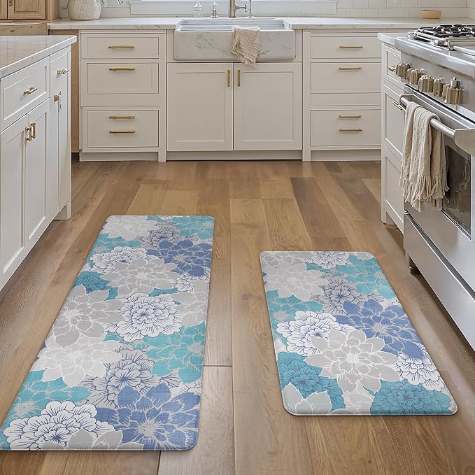 GENIMO Kitchen Mats for Floor, Kitchen Rugs Non Slip Washable Sets of 2 - Image 6