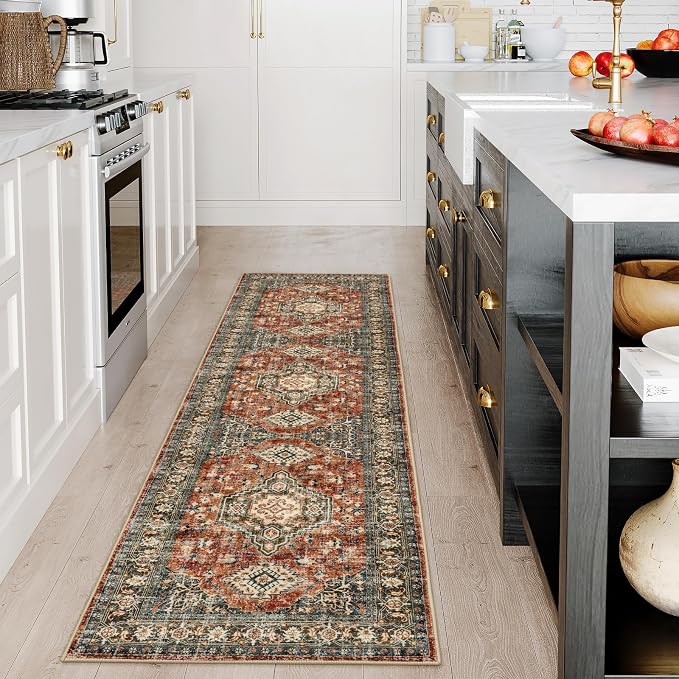 Lahome Oriental Washable Runner Rug Non Slip, 2x7 Rug Runners - Image 3