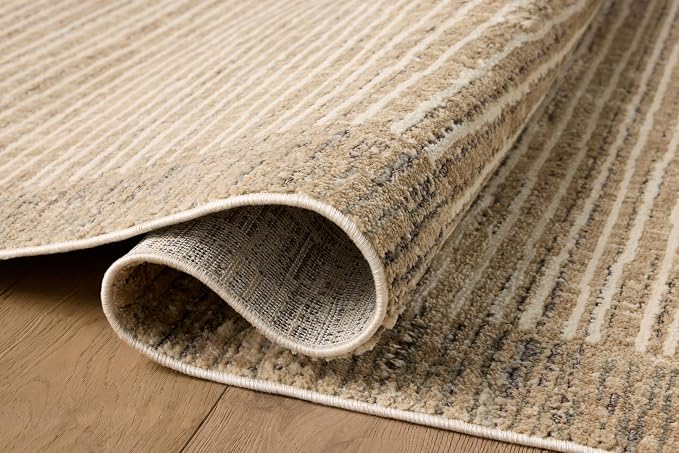 Loloi Jeremiah Brent Bleecker Collection BLE-02 Sand/Charcoal 9'-2" x 13' Area - Image 5
