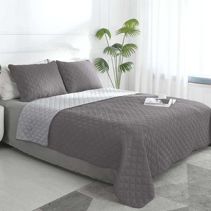 Easy-Going Queen Plus Size Reversible Quilt Set by Easy-Going