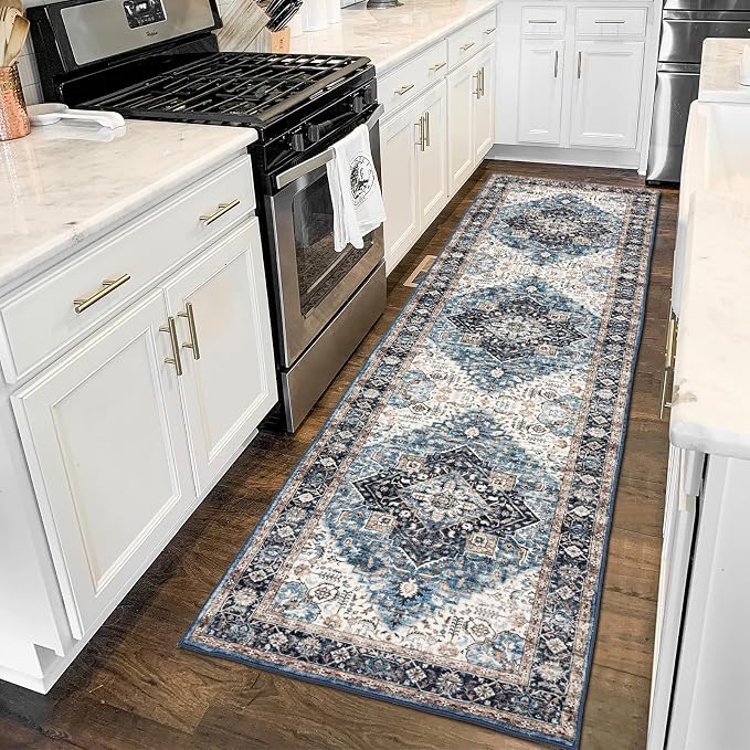 Runner Rug 2×8, Vintage Boho Rug, Ultra-Soft Low Pile, Non Slip, Stain - Image 6