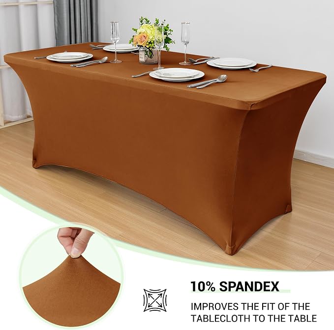 Obstal 6 Pack Stretch Spandex Table Covers - Image 2