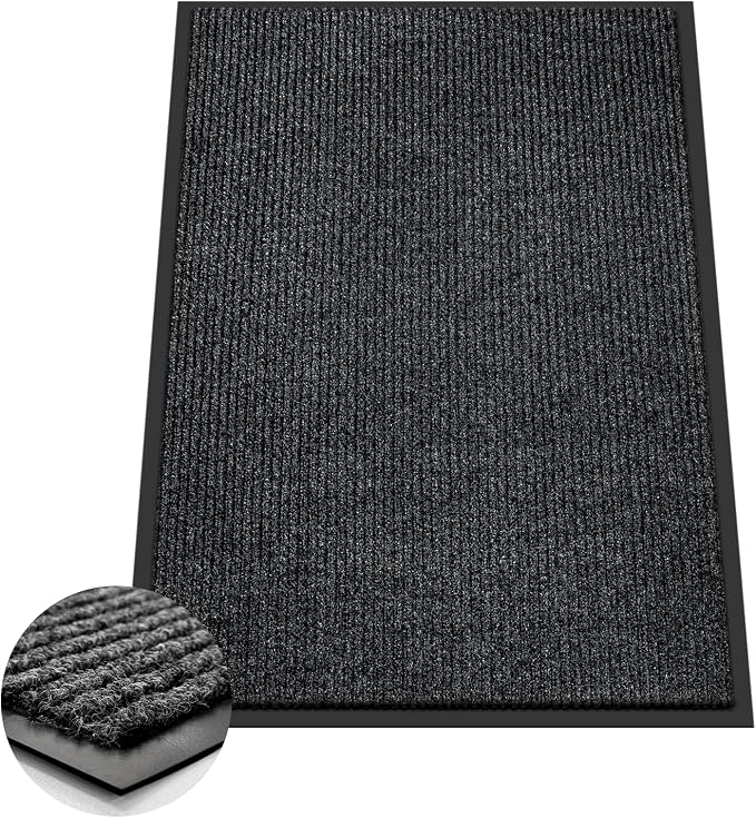 Azadx 3'x4' Front Door Mat Heavy Duty Indoor Outdoor Door Mat Non-Slip Backing by Azadx