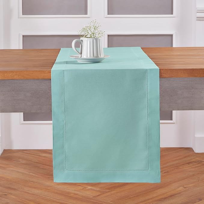 Solino Home Cotton Linen Table Runner 60 Inches by SolinoHome