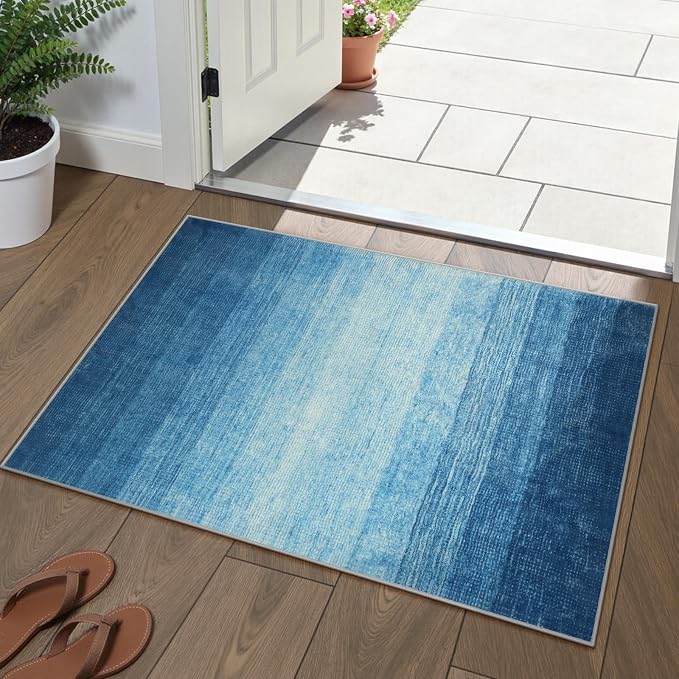Wonnitar Modern Ombre Small 2x3 Rug by Wonnitar