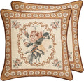 patdrea Designer Vintage Floral Throw Pillow Covers by Welcometopatdrea