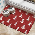 Dog Cat Food Mats for Floors, Absorbent Dog Bowl Mats for Food and Water by Cuslnox