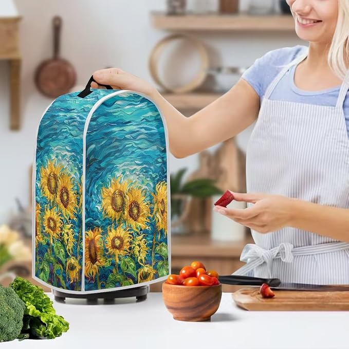 Sunflower Pattern Blender Dust Cover - Image 3