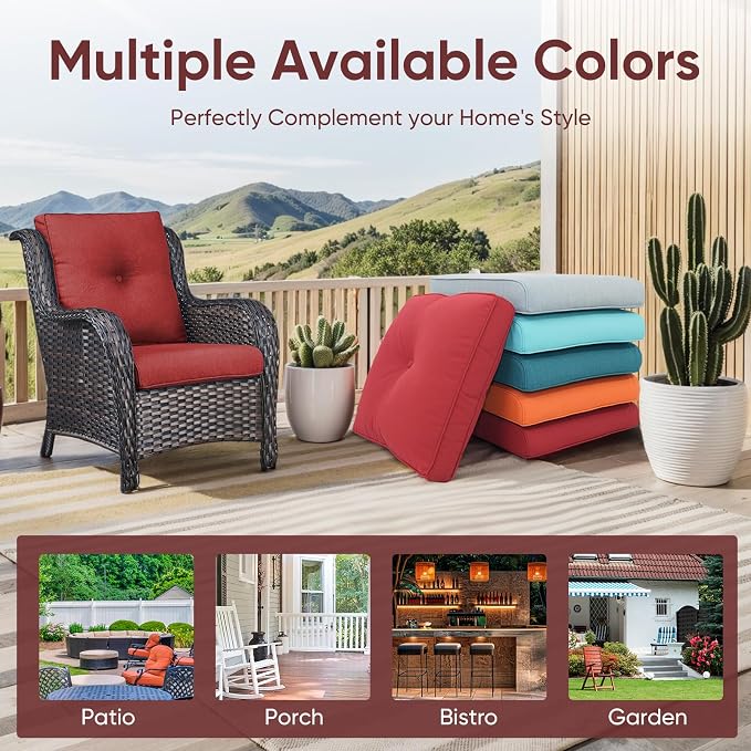 10-Piece Outdoor Patio Cushion Set - Image 3