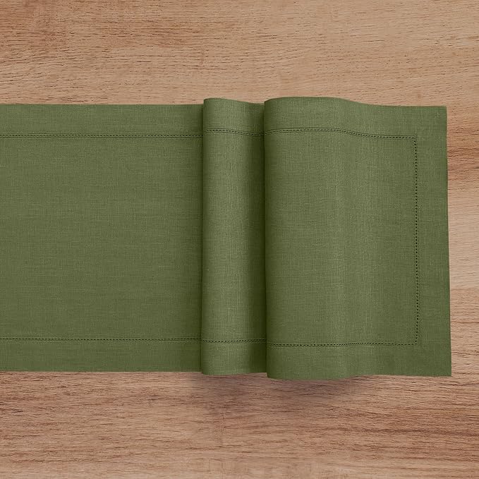 Solino Home Linen Table Runner 48 Inches - Image 3