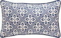 patdrea Designer Throw Pillow Covers, Chinoiserie Blue Elegant Linen by Welcometopatdrea