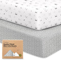 2-Pack Mini Crib Sheets Fitted by KeaBabies