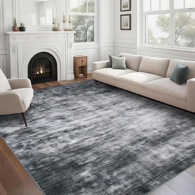 WILLSUN Washable Area Rugs, 9x12 Non-Slip Boho Large Area Rugs by Embracethewarmthofhome