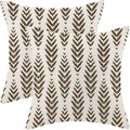BETGINY Brown Boho Pillow Covers 18 x 18 Inch Pack of 2, Bohemian Ethnic by BETGINY