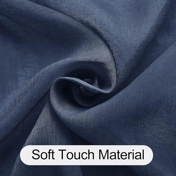 XWZO Sheer Curtains 84 Inches Long - Image 5