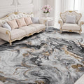 5x7 Area Rugs for Living Room, Modern Abstract Rug for Bedroom, Contemporary by PADOOR