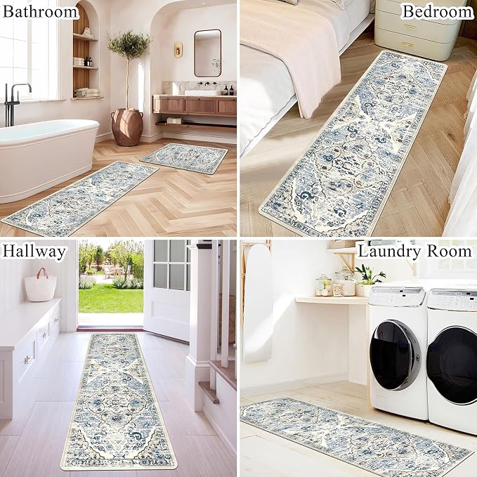 Ileading Anti Fatigue Kitchen Rugs Sets of 2 Cushioned Kitchen Mats - Image 2