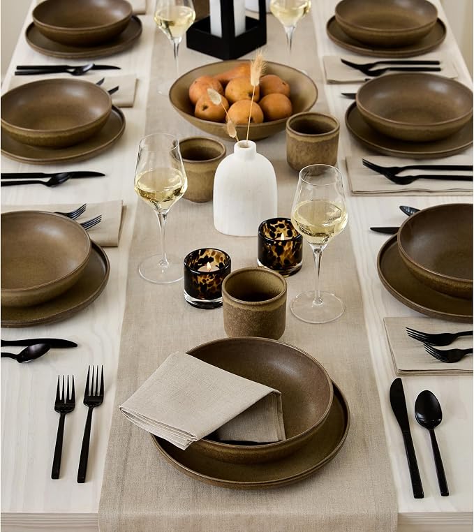 Solino Home Linen Natural Table Runner 132 Inches Long - Image 3