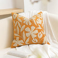 BlissBlush Fall Throw Pillow Cover 20x20, Tufted Farmhouse Textured Pillowcase by BlissBlush