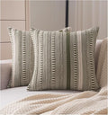 Boho Throw Pillow Covers 20x20 Inch Set of 2, Farmhouse Decorative Couch Pillow by Cethom