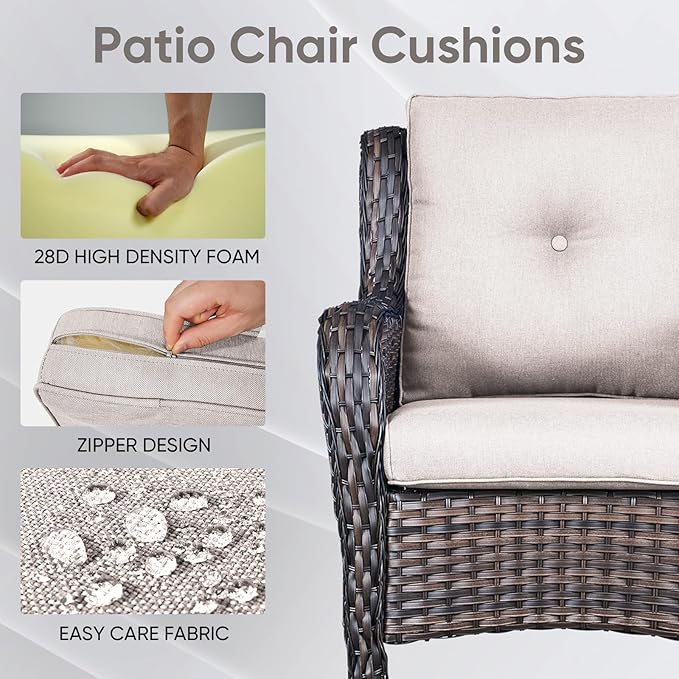 10-Piece Outdoor Patio Cushion Set - Image 5