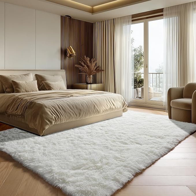 ONASAR Cream White 8x10 Area Rugs - Image 4