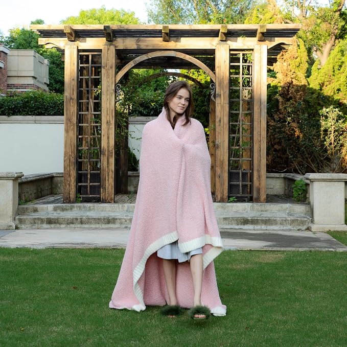 Snuggle Sac Pink Throw Blankets - Image 8