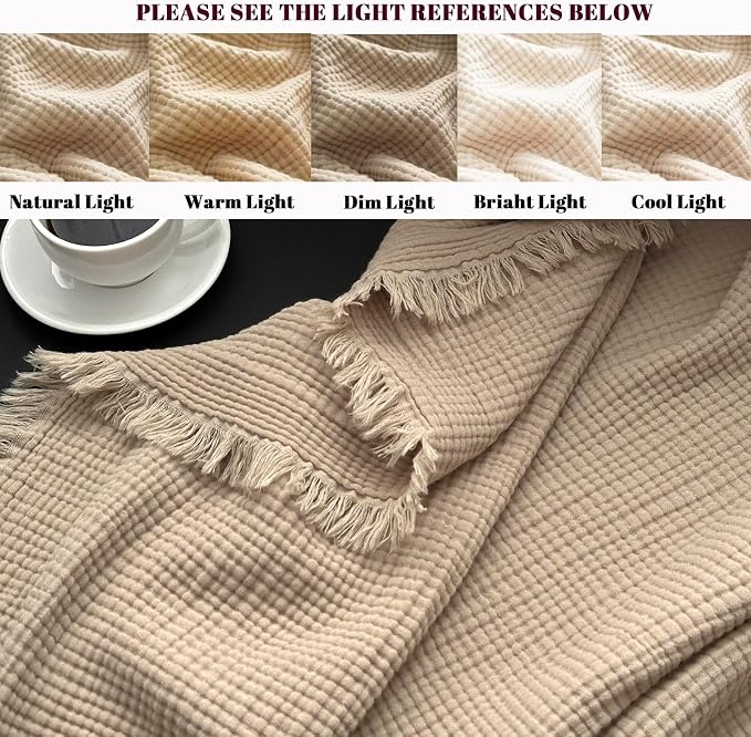 MorroMorn 100% Cotton Muslin Blanket - Image 4
