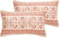 ISAENNE Design Euro Linen Rectangle Throw Pillow Covers 12"x20" Pack of 2 by Isaennehomedecoration