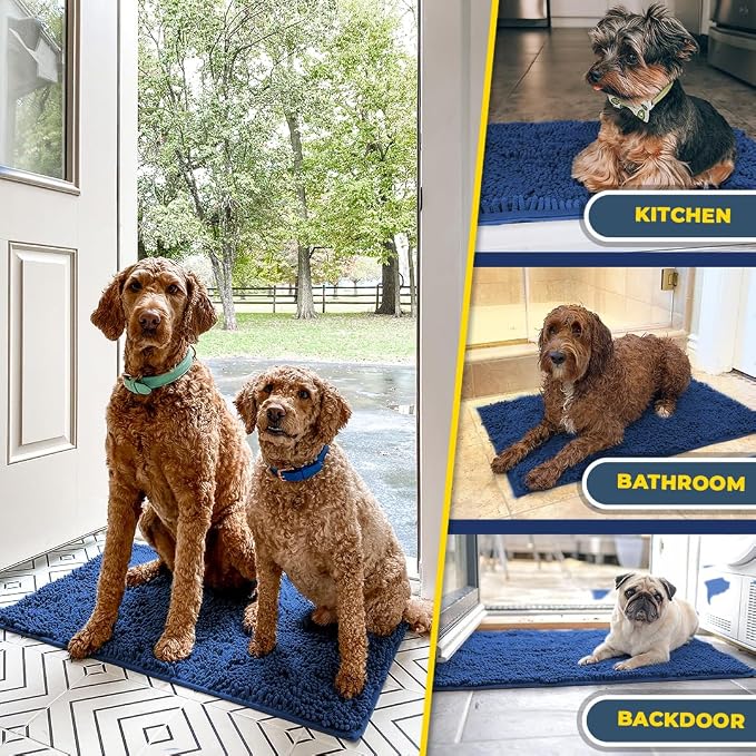 Muddy Mat® AS-SEEN-ON-TV Highly Absorbent Microfiber Dog Door Mat and Pet Rug - Image 6