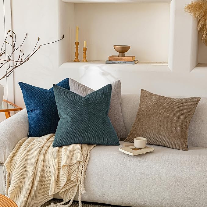 a moment Pack of 2 Decorative Chenille Throw Pillow Covers - Image 5