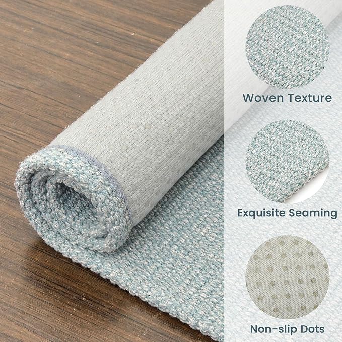 EARTHALL Washable Area Rug 3x5 Ft Non Slip Rugs - Image 5