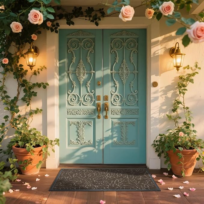 Yimobra Large Door Mat Outside Entrance 47x24, Waterproof Sturdy Outdoor Mats - Image 3