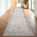Floral 3x8 Wide Hallway Runner by HazoHaus