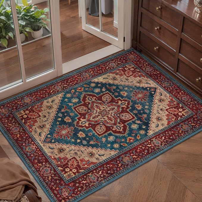 Tangsoo Vintage Small 2x3 Washable Rugs - Image 2