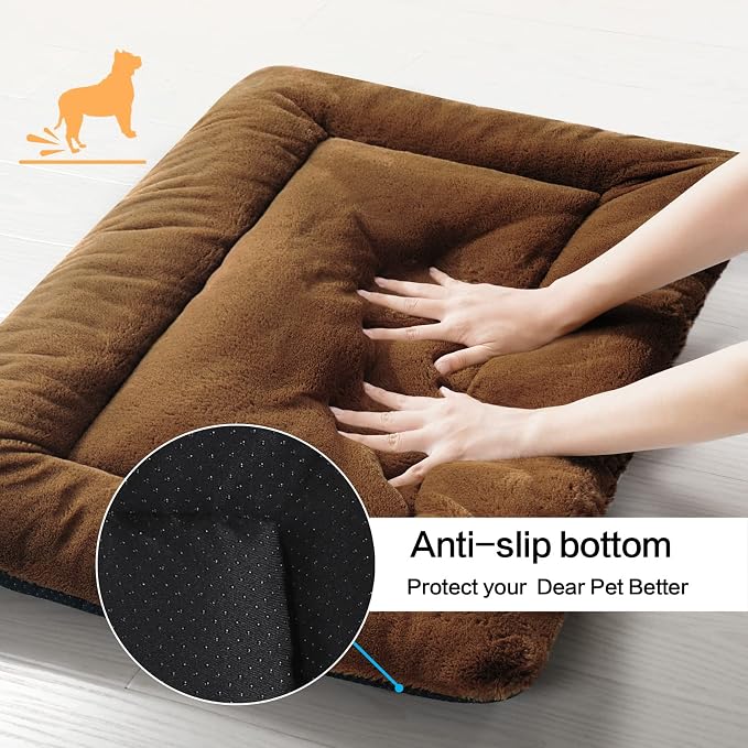 Dog Beds Crate Pad for Dogs Ultra Soft Dog Crate Bed Washable & Anti-Slip - Image 6
