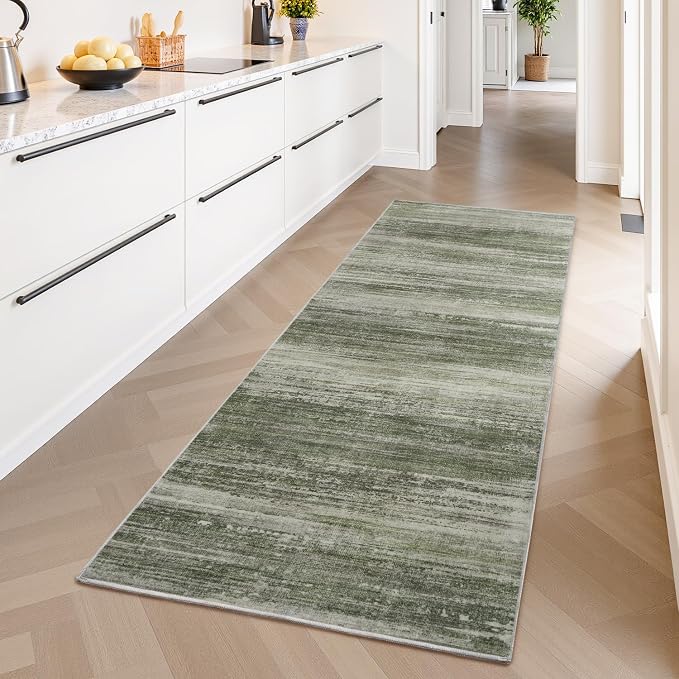 PADOOR Modern Abstract Runner Rug by PADOOR