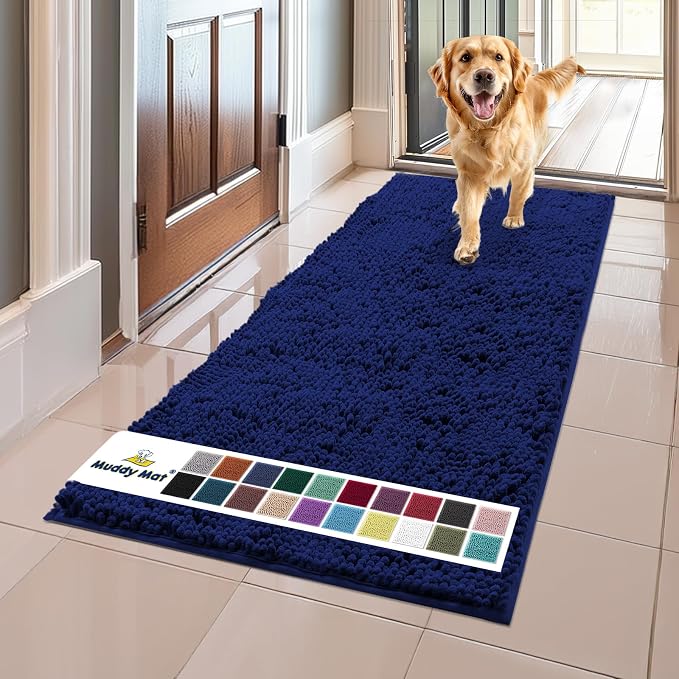 Muddy Mat® AS-SEEN-ON-TV Highly Absorbent Microfiber Dog Door Mat and Pet Rug by MuddyMat%C2%AE