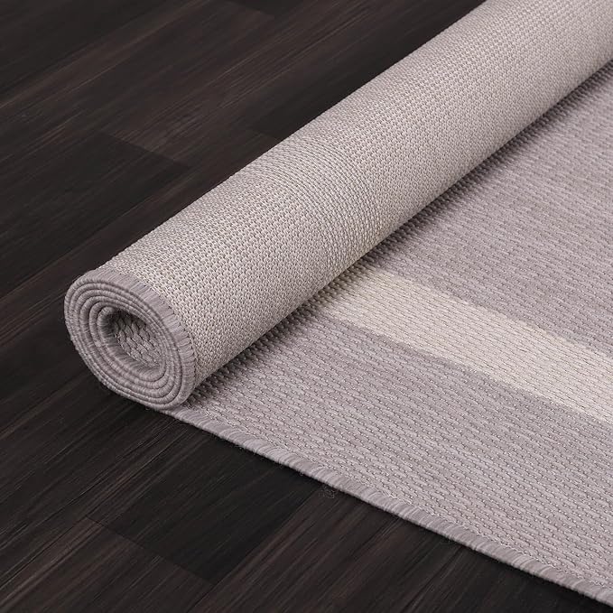 Bordered Outdoor Rug 8x10 Washable Outside Carpet - Image 6