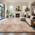 Fluffy Rug Shaggy Area Rug, Mottling Beige 8x10 Area Rugs by Yongyangjuxi
