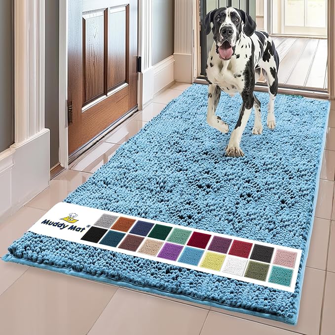 Muddy Mat® Shown on TV – Super Absorbent Door Mat Indoor, Microfiber Quick Dry by MuddyMat%C2%AE