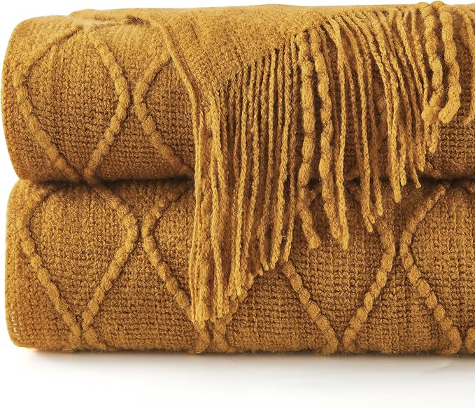 inhand Knitted Fall Throw Blanket - Image 8