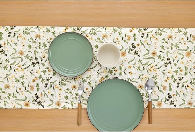 Solino Home 100% Pure Linen Table Runner 108 Inches Long - Image 3