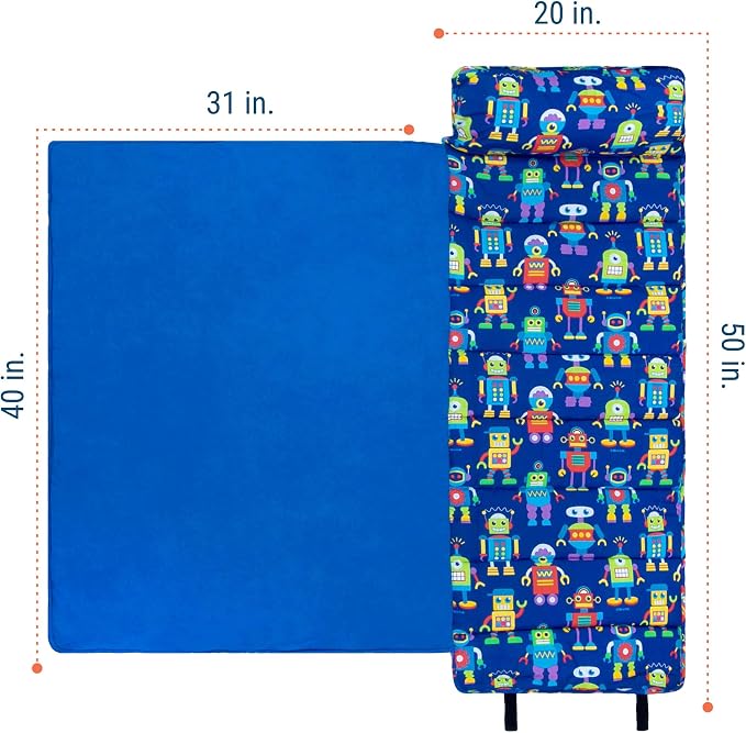 Wildkin Kids Original Nap Mat – Cozy Kids Sleep Mat - Image 5