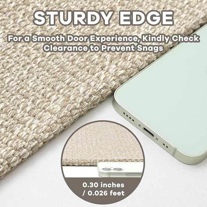 EARTHALL Washable Runner Rug 2x6 Ft Non Slip Runners - Image 2